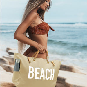 Keho Beach Bag with Waterproof Lining